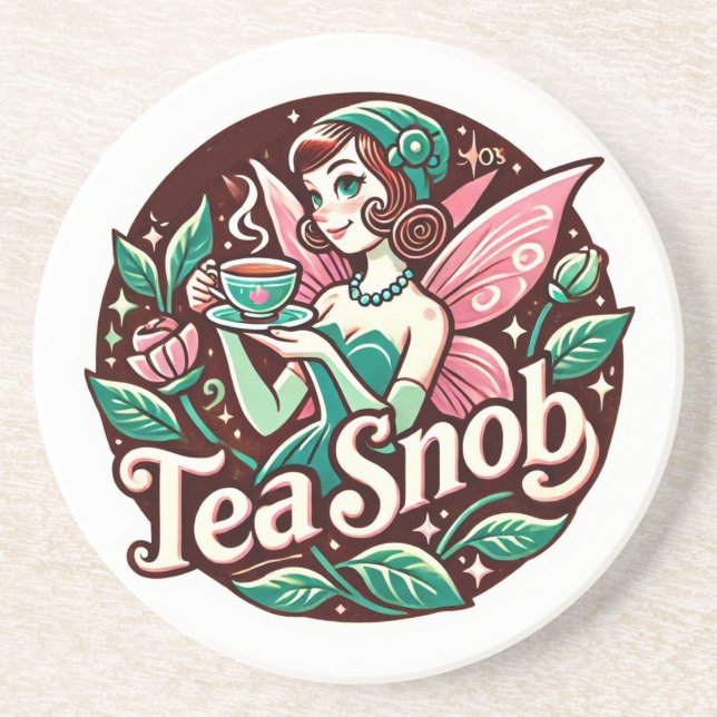Tea Snob Fairy Underlägg (Framsidan)