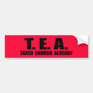 TEA - SOM REDAN AR BESKATTAD NOG BILDEKAL