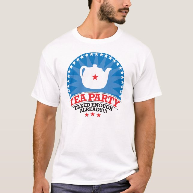 TEA som redan ar beskattad nog party Tee (Framsida)