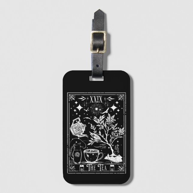 Tea Tarot Card Bagagebricka (Framsida vertikal)