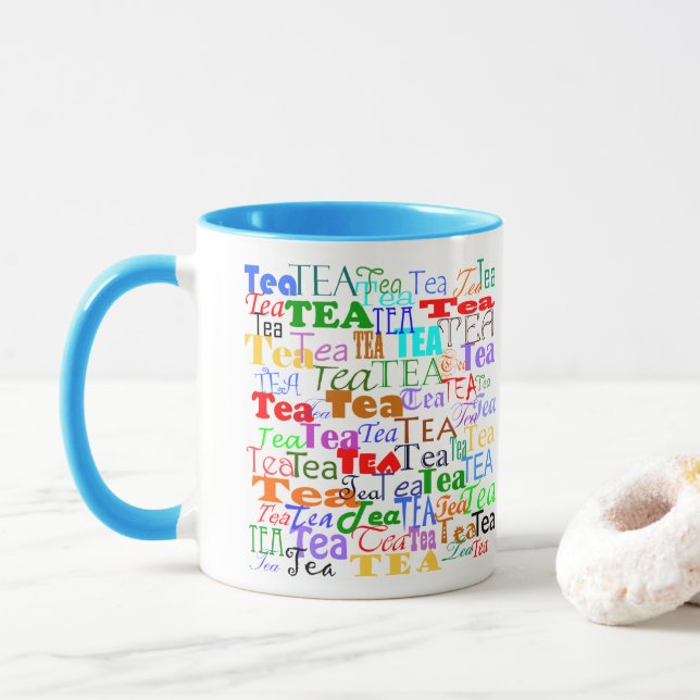 Tea Tea Tea! Mugg (Med munk)