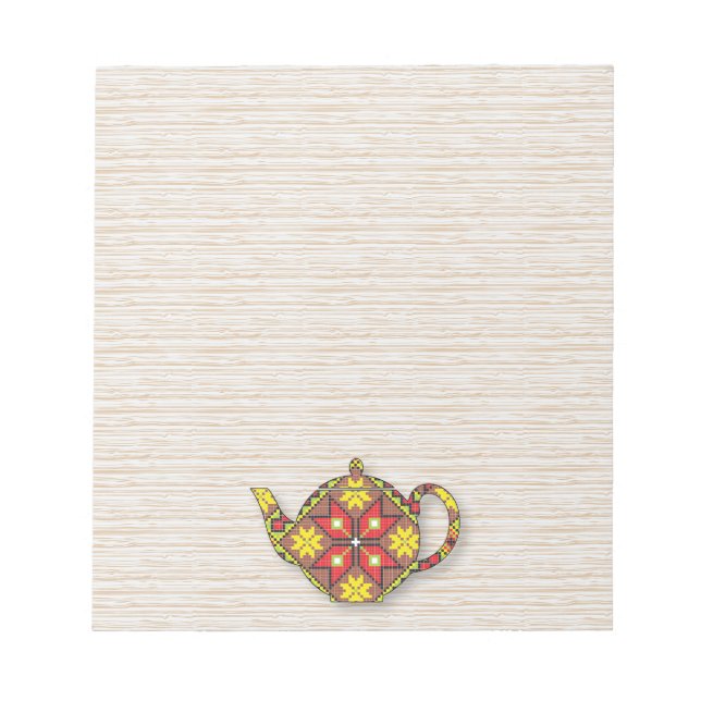 Tea tekannas anteckningsblock (Framsida)