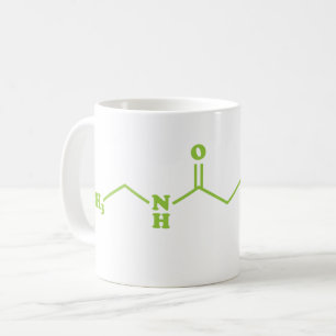 Tea Theanine Molecular Chemical Formula Kaffemugg