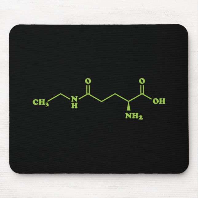 Tea Theanine Molecular Chemical Formula Musmatta (Framsidan)