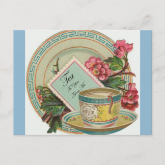 Tea-tid Vykort