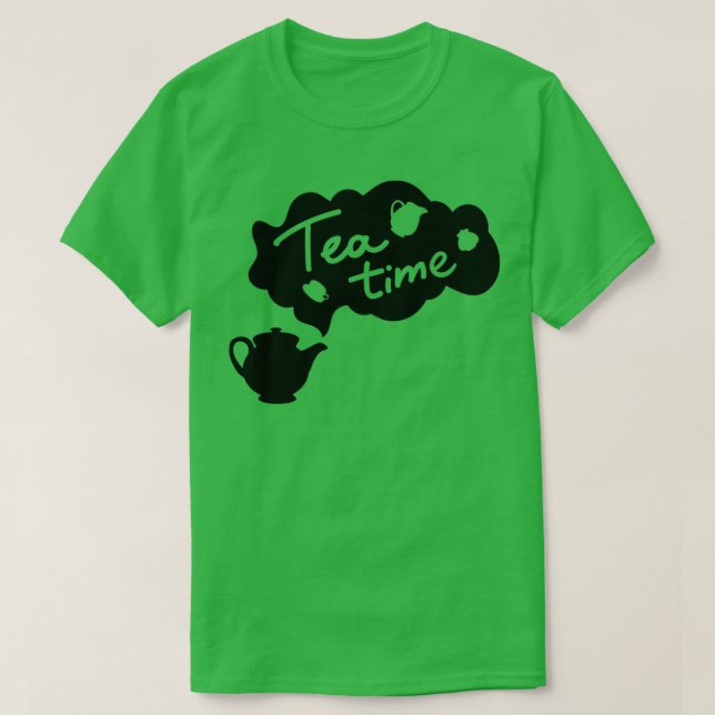 Tea Time 12 T Shirt (Design framsida)