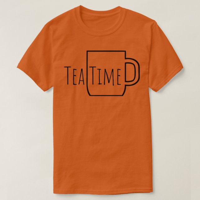 Tea Time 16 T Shirt (Design framsida)