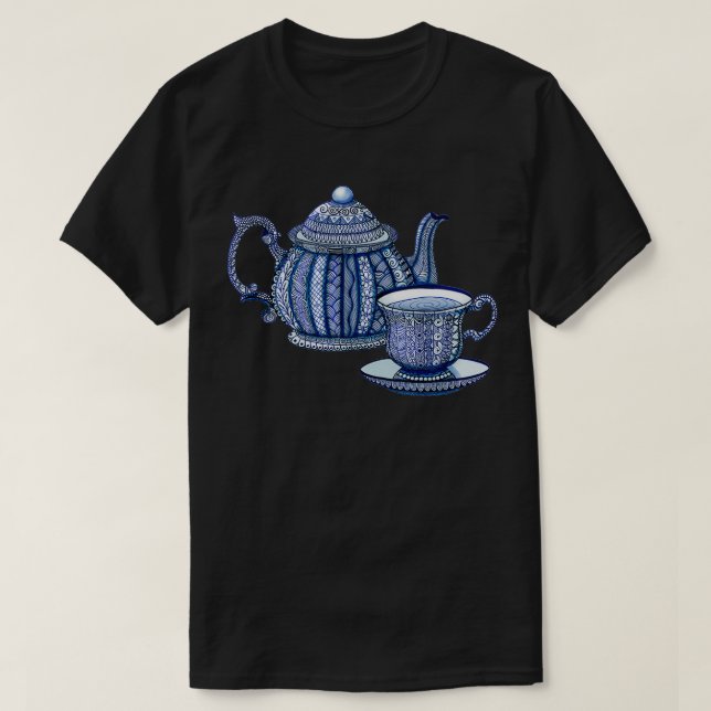 Tea Time 60 1 T Shirt (Design framsida)