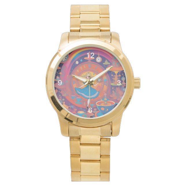 Tea Time Alice Watch Armbandsur (Framsida)