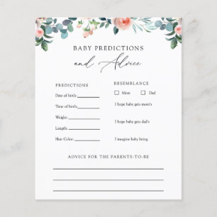 Tea Time Baby Advice and PredicCard