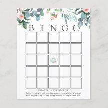 Tea Time Baby Bingo-spelkort