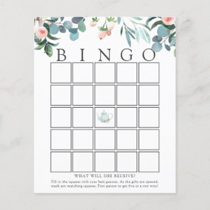Tea Time Baby Bingo-spelkort