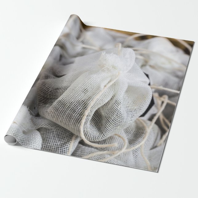 Tea Time Bag för Tea Älskare Presentpapper (Utrullad)