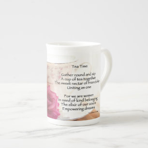 Tea Time Bone China Mugg Benporslin Mugg