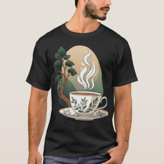 Tea Time Botanical T Shirt