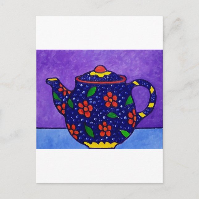 Tea Time by Piliero Vykort (Framsida)
