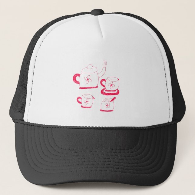 Tea Time Cap Truckerkeps (Framsida)