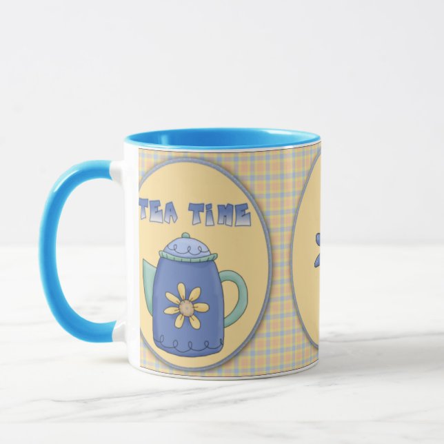 Tea Time Ceramic Mugg (Vänster)