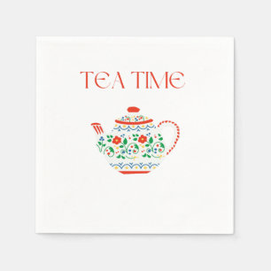 TEA TIME COFFEE MUGG PAPPERSSERVETT