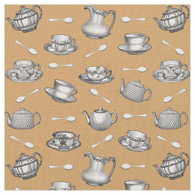 TEA TIME FABRIC TYG (Närbild)