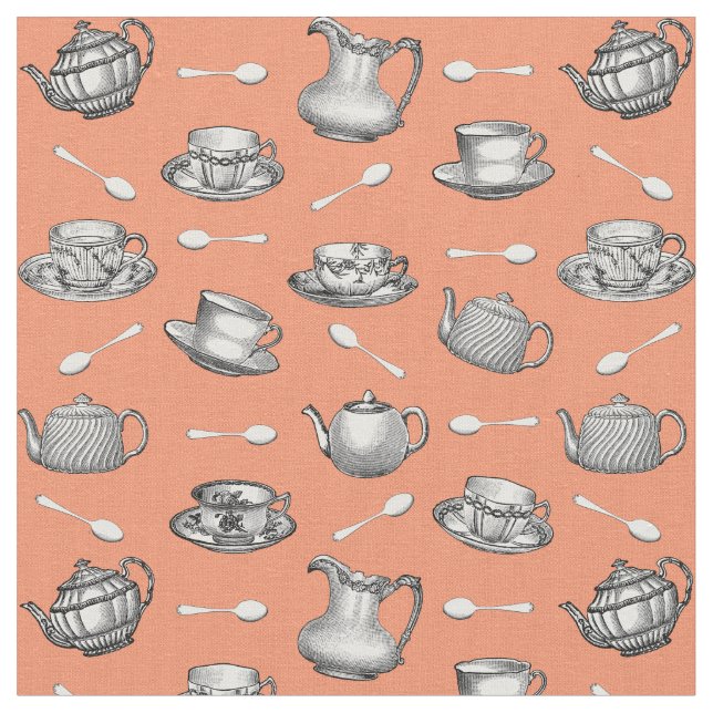 TEA TIME FABRIC TYG (Närbild)