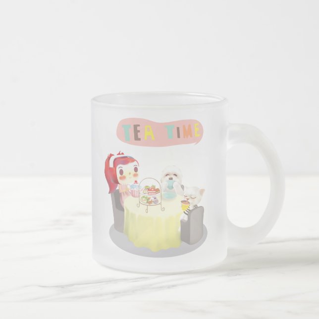 Tea Time Frostad Glasmugg (Höger)