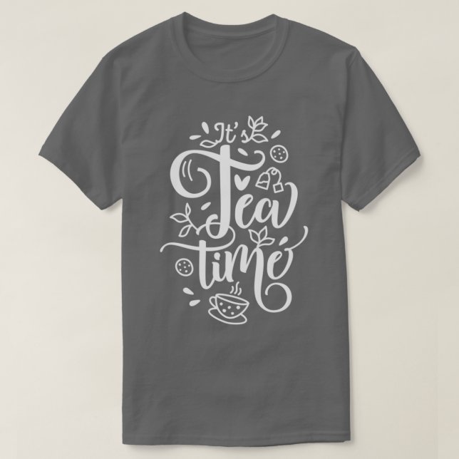 Tea Time Funy Design T Shirt (Design framsida)
