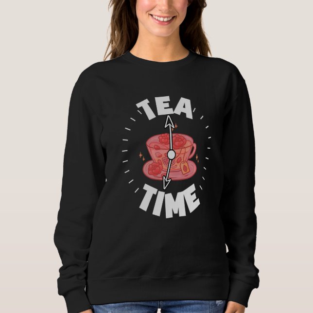 Tea Time Graphic Tea Drinking Tea Tea Brewing Kopp T Shirt (Framsida)