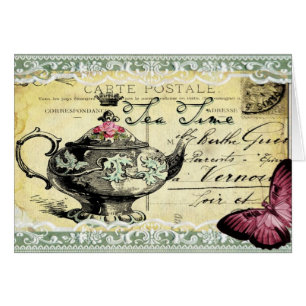 Tea Time Hälsningskort