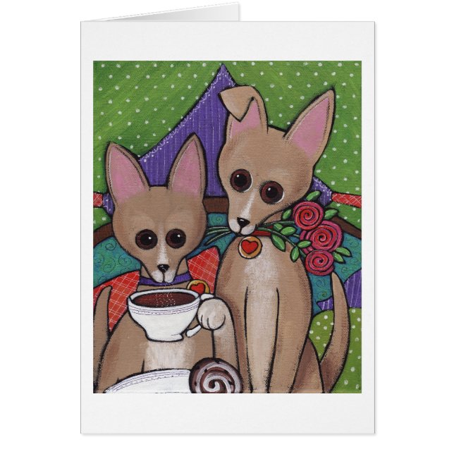 Tea Time Hälsningskort (Framsidan)