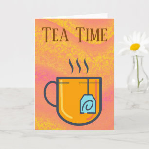 Tea Time-hälsningskort Kort