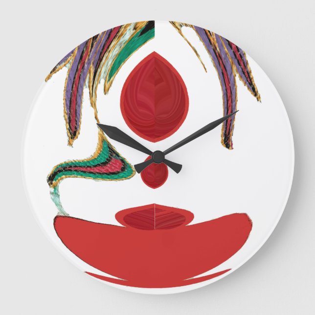 Tea Time hela tiden Stor Klocka (Framsida)