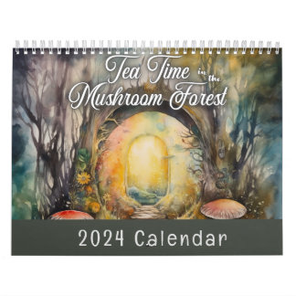 Tea Time in the Mushroom Forest Calendar Kalender
