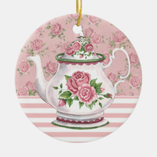 Tea Time Julgransprydnad Keramik