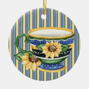 Tea Time Julgransprydnad Keramik
