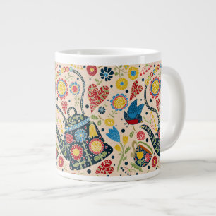 Tea Time Jumbo Mugg för Många Användor