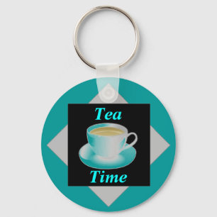Tea Time Keychain Nyckelring