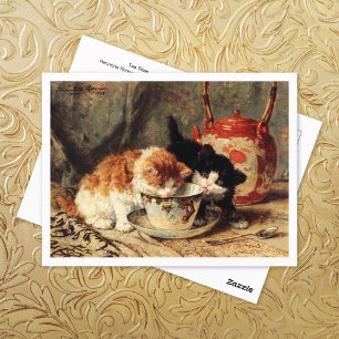Tea Time Kittens Henriëtte Ronner-Knip Vykort