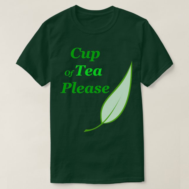 Tea Time Kopp of Tea, tack T Shirt (Design framsida)