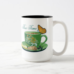 Tea Time Kopp & Saucer Mugg