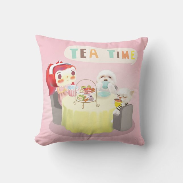 Tea Time Kudde (Framsida)
