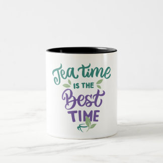 Tea Time Leting Mugg Design