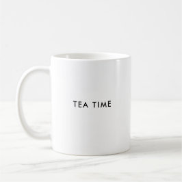 Tea Time | Lustigt Anpassningsbar Kaffe Mugg