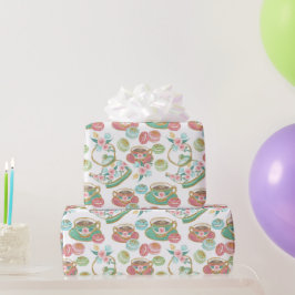 Tea Time Mönster Presentpapper