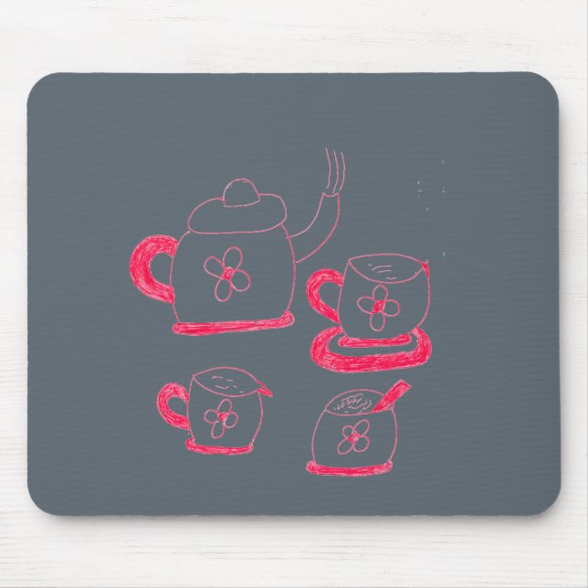 Tea Time Mousepad Musmatta (Framsidan)