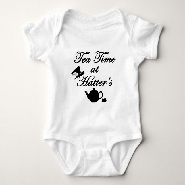 Tea Time på Hatter's T-shirt (Framsida)