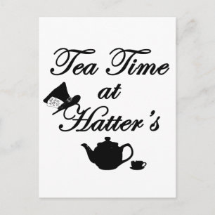 Tea Time på Hatter's Vykort