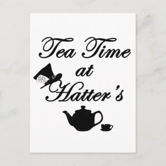 Tea Time på Hatter's Vykort