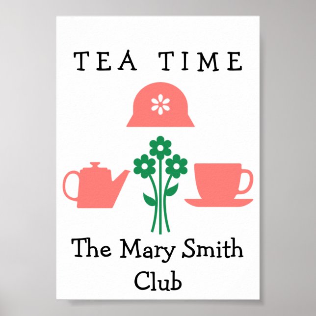 Tea Time Poster (Framsidan)
