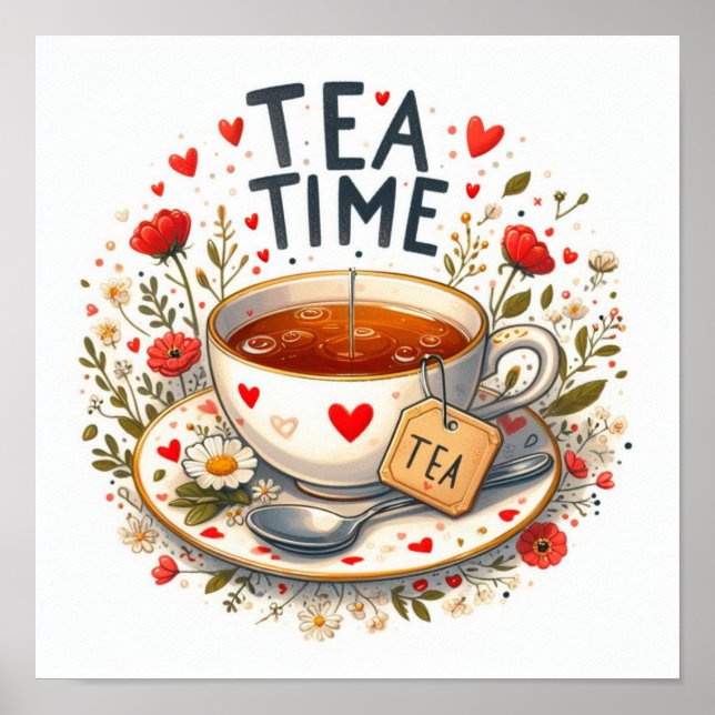 Tea Time Poster (Framsidan)